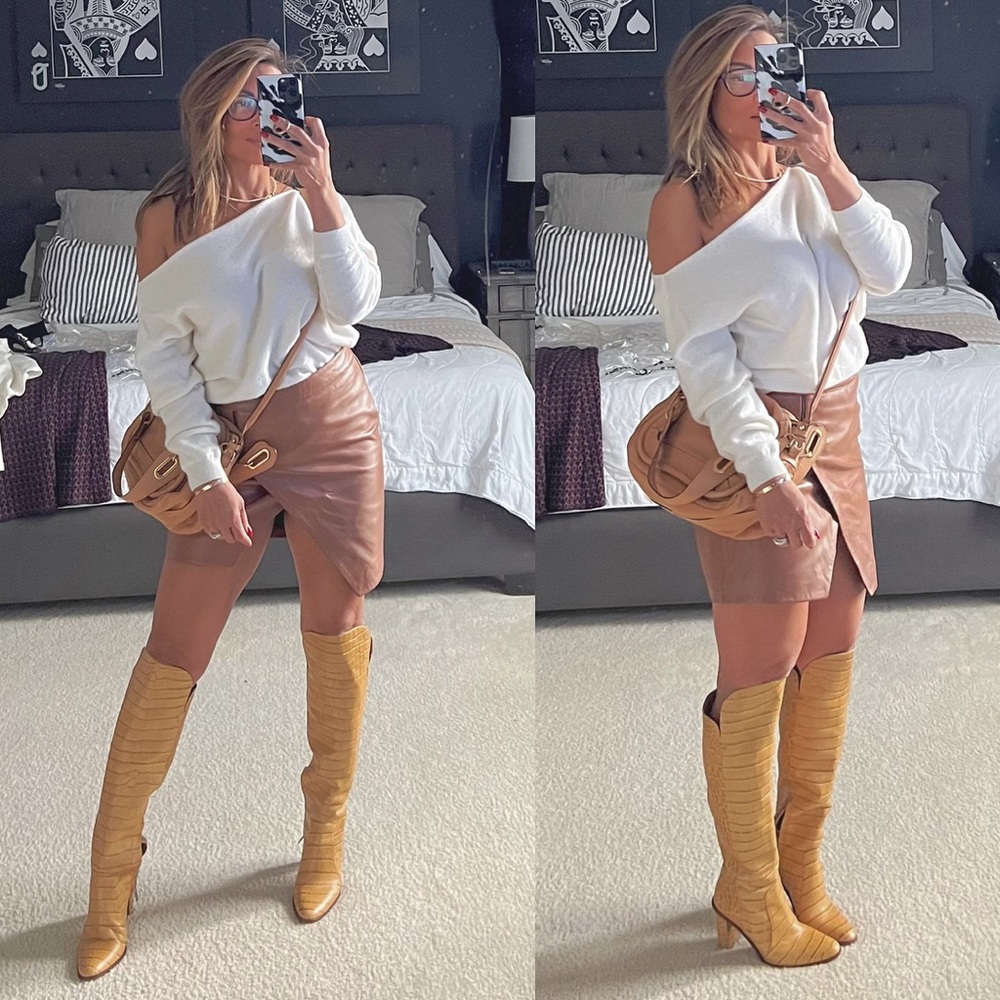 Vince Camuto Tan Over the Knee Boots - Picture 15 of 15
